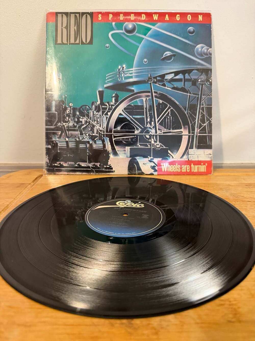 REO Speedwagon - Wheels Are Turnin' Vintage Record LP Vinyl Sealed - NOS Promo!